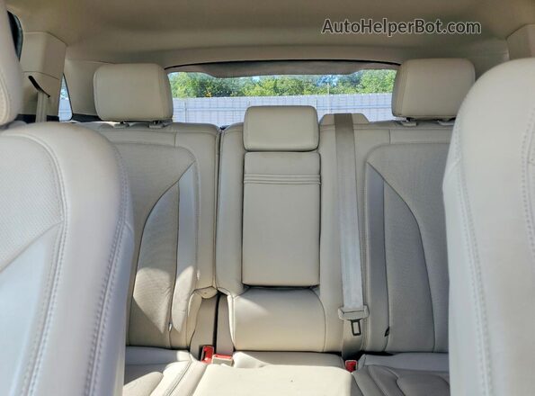 2LMPJ6LR1HBL10743 2017 LINCOLN MKX White უკანა სავარძლების ხედი