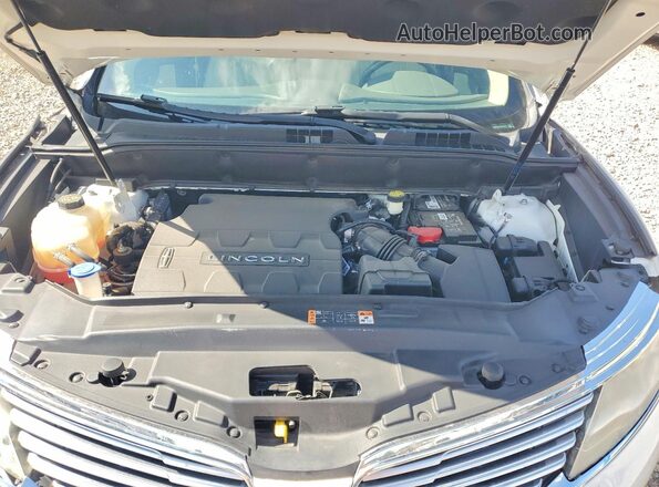 2LMPJ6LR1HBL10743 2017 LINCOLN MKX White ძრავის განყოფილების ხედი