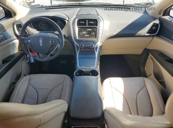2LMPJ6LR1HBL10743 2017 LINCOLN MKX White წინა პანელის ხედი
