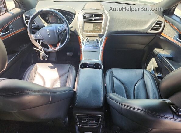 2LMPJ6LR1JBL39858 2018 LINCOLN MKX Black Dashboard view