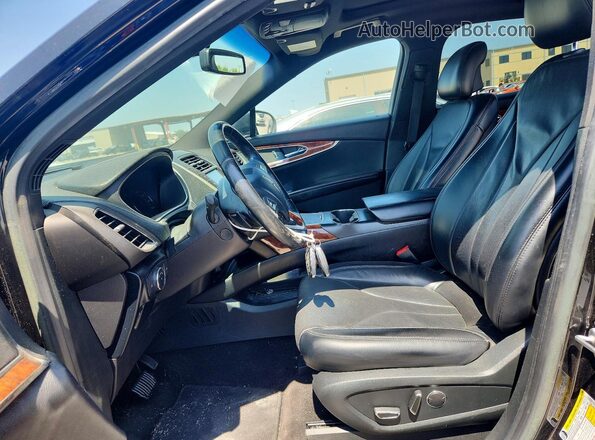 2LMPJ6LR1JBL39858 2018 LINCOLN MKX Black Front interior view