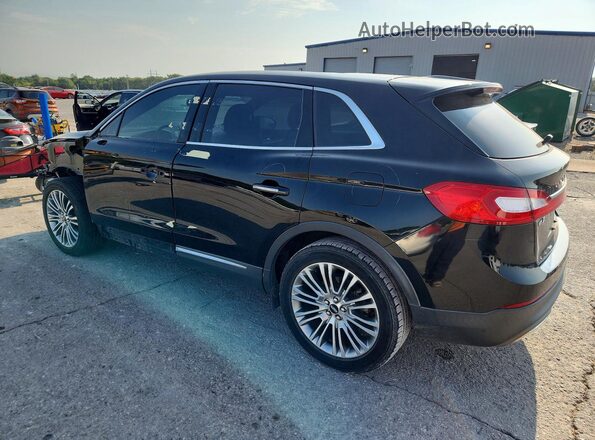 2LMPJ6LR2HBL29625 2017 LINCOLN MKX Black Tył lewy