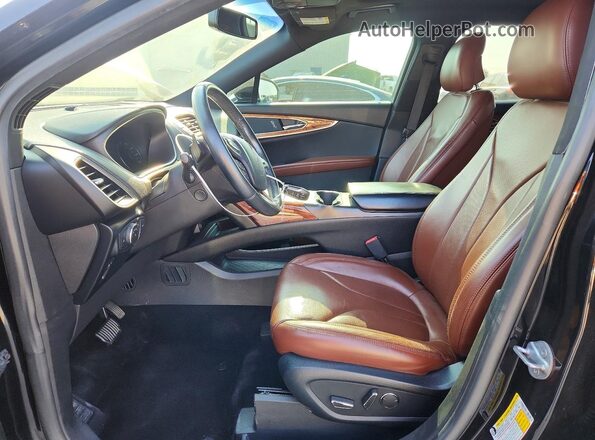 2LMPJ6LR2HBL29625 2017 LINCOLN MKX Black Widok wnętrza z przodu