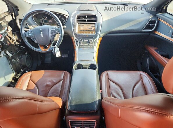 2LMPJ6LR2HBL29625 2017 LINCOLN MKX Black Widok deski rozdzielczej