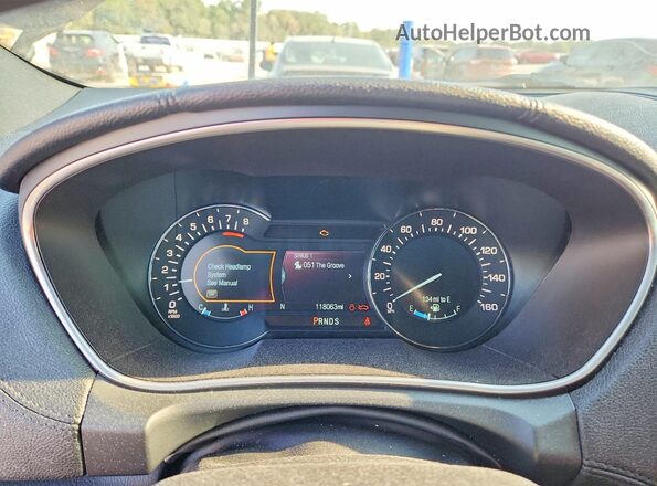 2LMPJ6LR2HBL29625 2017 LINCOLN MKX Black Widok zestawu wskaźników