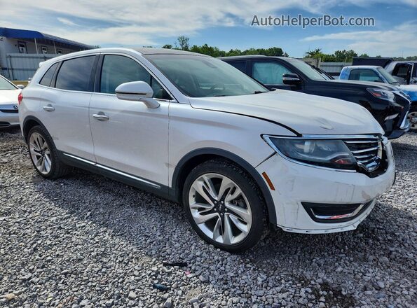 2LMPJ6LR2HBL30838 2017 LINCOLN MKX Белый Передняя правая четверть