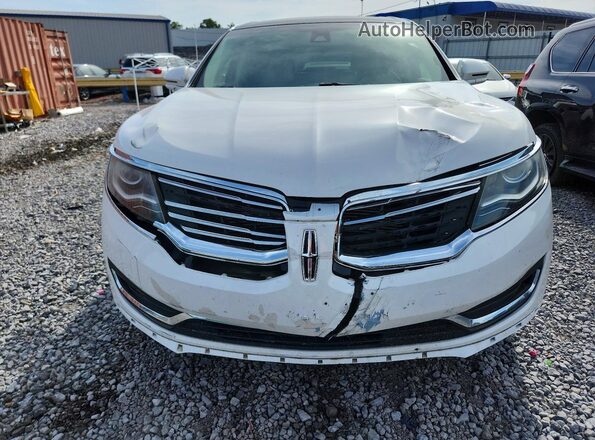 2LMPJ6LR2HBL30838 2017 LINCOLN MKX Белый Вид спереди