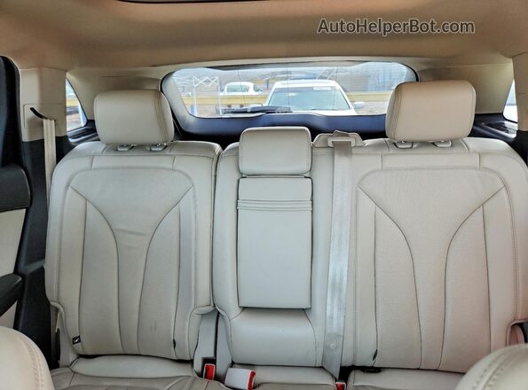 2LMPJ6LR2HBL30838 2017 LINCOLN MKX Белый Вид задних сидений