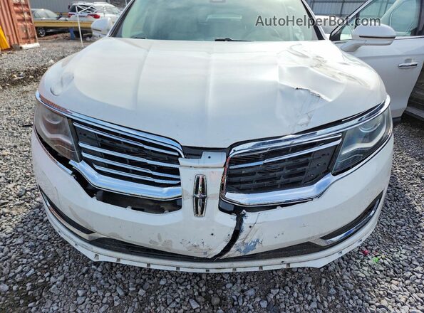 2LMPJ6LR2HBL30838 2017 LINCOLN MKX Белый Вид подкапотного пространства