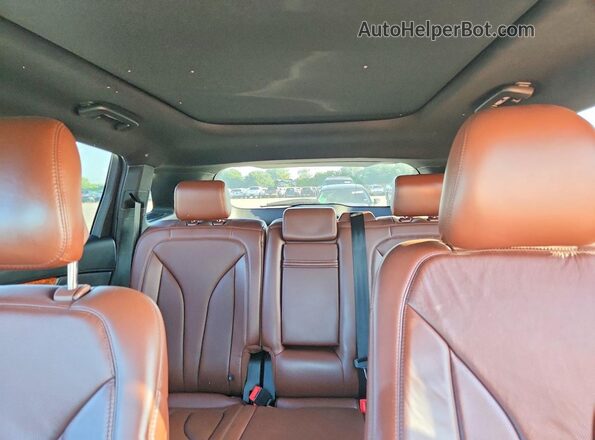 2LMPJ6LR2JBL30666 2018 LINCOLN MKX Black Rear seats view