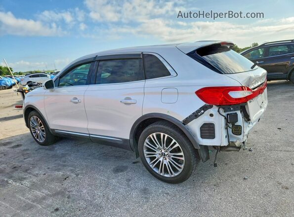 2LMPJ6LR3JBL29090 2018 LINCOLN MKX White უკანა მარცხენა