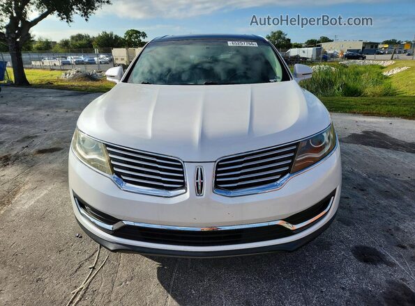 2LMPJ6LR3JBL29090 2018 LINCOLN MKX White წინა ხედი