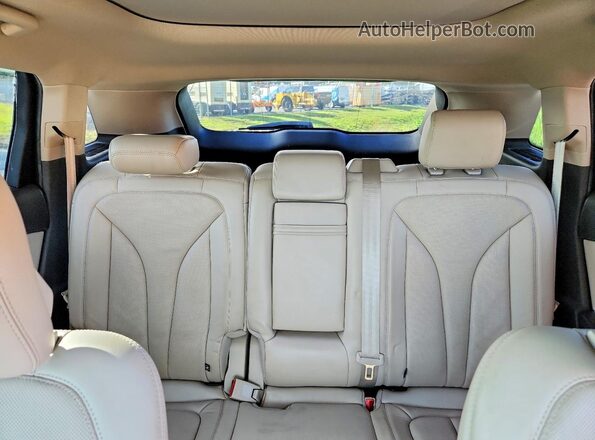 2LMPJ6LR3JBL29090 2018 LINCOLN MKX White უკანა სავარძლების ხედი