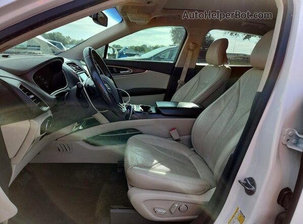 2LMPJ6LR3JBL29090 2018 LINCOLN MKX White წინა სალონის ხედი