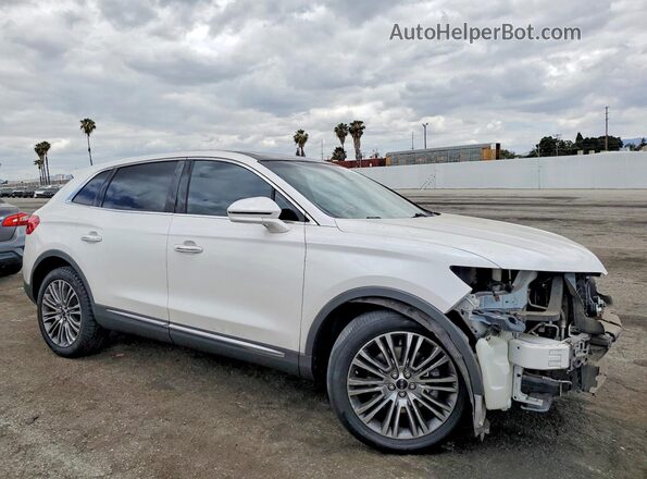 2LMPJ6LR3JBL38887 2018 LINCOLN MKX White Przód prawy