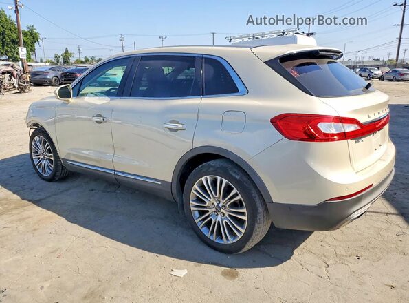 2LMPJ6LR3JBL40817 2018 LINCOLN MKX Beige Rear left