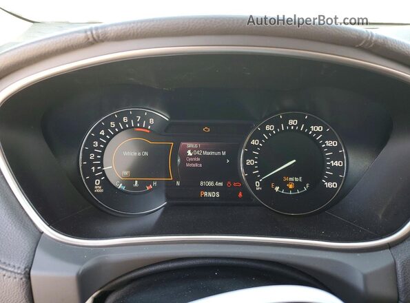 2LMPJ6LR3JBL40817 2018 LINCOLN MKX Beige Instrument cluster view