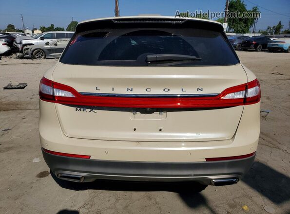 2LMPJ6LR3JBL40817 2018 LINCOLN MKX Beige Rear view