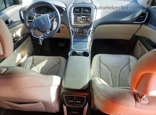 2LMPJ6LR5HBL44328 2017 LINCOLN MKX Cream Widok deski rozdzielczej