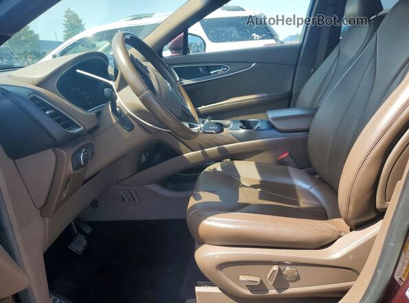 2LMPJ6LR6HBL10804 2017 LINCOLN MKX Бордовый Вид салона спереди