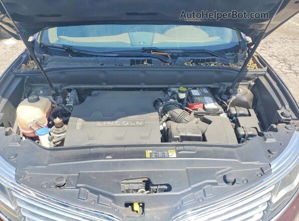 2LMPJ6LR6HBL10804 2017 LINCOLN MKX Бордовый Вид подкапотного пространства