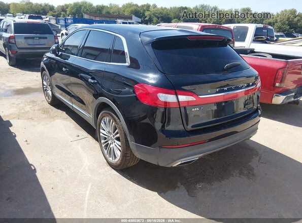 2LMPJ6LR6HBL15467 2017 LINCOLN MKX Black Trasero izquierdo