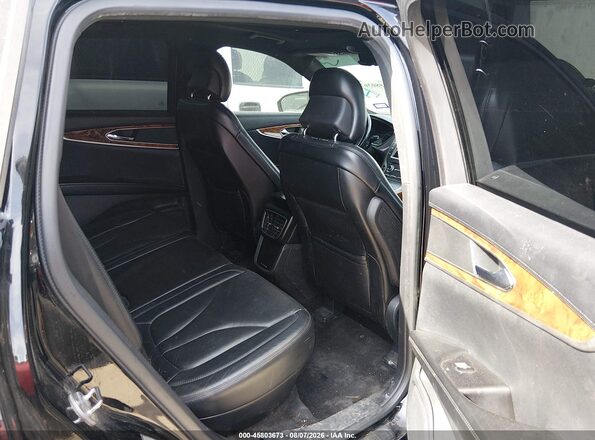 2LMPJ6LR6HBL15467 2017 LINCOLN MKX Black Vista de la etiqueta del VIN