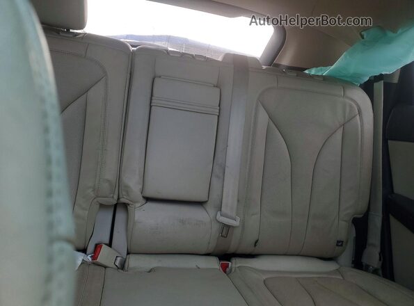 2LMPJ6LR7HBL16322 2017 LINCOLN MKX White Widok tylnych siedzeń