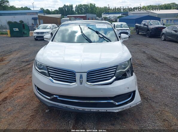 2LMPJ6LR8GBL64040 2016 LINCOLN MKX White Instrument cluster view