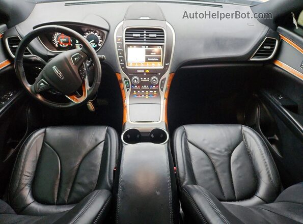 2LMPJ6LR9HBL16743 2017 LINCOLN MKX Black Dashboard view