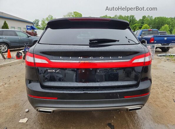 2LMPJ6LR9HBL16743 2017 LINCOLN MKX Black Rear view
