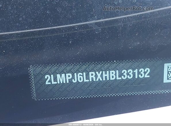2LMPJ6LRXHBL33132 2017 LINCOLN MKX Champagne Widok komory silnika