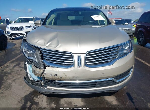 2LMPJ6LRXHBL33132 2017 LINCOLN MKX Champagne Widok z przodu