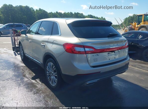 2LMPJ6LRXHBL33132 2017 LINCOLN MKX Champagne Tył lewy