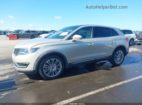 2LMPJ6LRXHBL33132 2017 LINCOLN MKX Champagne Widok wnętrza 360 stopni
