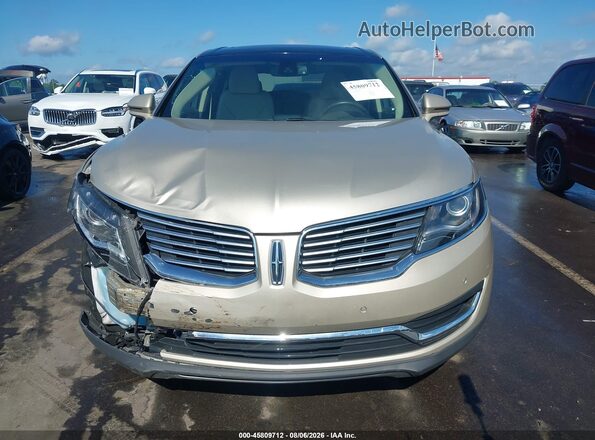 2LMPJ6LRXHBL33132 2017 LINCOLN MKX Champagne Widok zestawu wskaźników