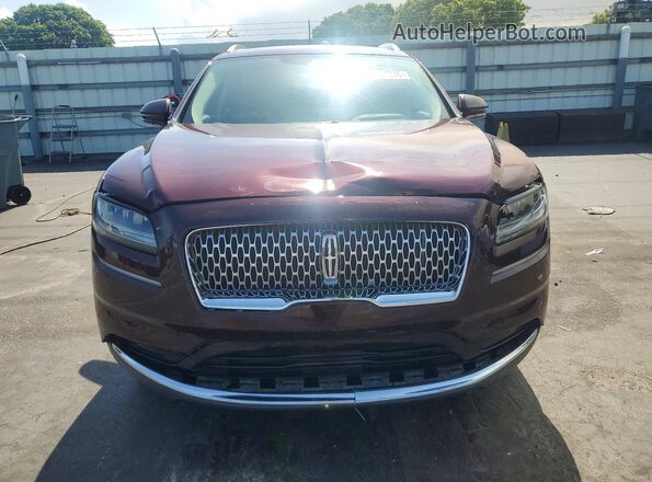 2LMPJ8J90PBL21830 2023 LINCOLN NAUTILUS Burgundy Widok z przodu