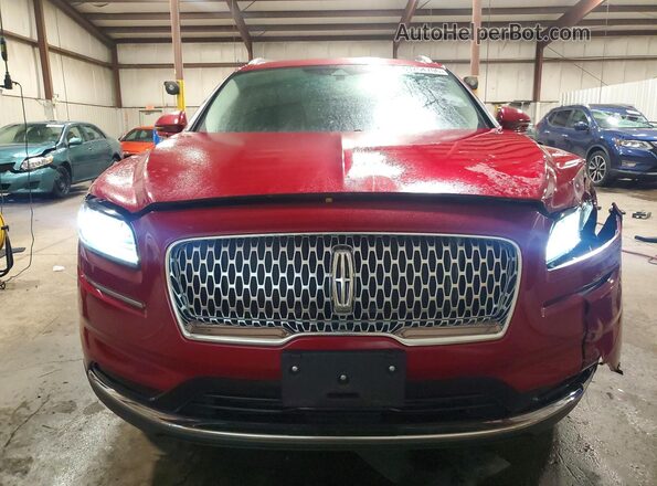2LMPJ8J97MBL09363 2021 LINCOLN NAUTILUS Red წინა ხედი