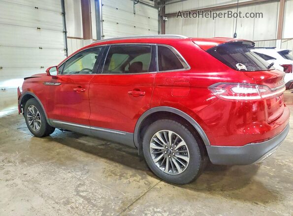 2LMPJ8J97MBL09363 2021 LINCOLN NAUTILUS Red უკანა მარცხენა