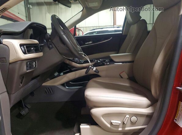 2LMPJ8J97MBL09363 2021 LINCOLN NAUTILUS Red წინა სალონის ხედი