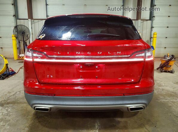 2LMPJ8J97MBL09363 2021 LINCOLN NAUTILUS Red უკანა ხედი