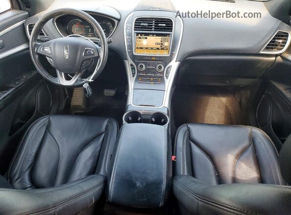 2LMPJ8JR0HBL33848 2017 LINCOLN MKX Black Առջևի վահանակի տեսք