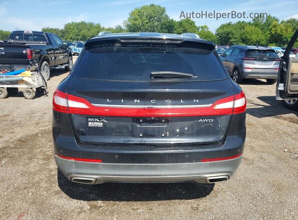 2LMPJ8JR0HBL33848 2017 LINCOLN MKX Black Հետևի տեսք