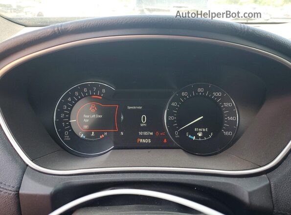2LMPJ8JR0HBL33848 2017 LINCOLN MKX Black Սարքավորումների վահանակի տեսք