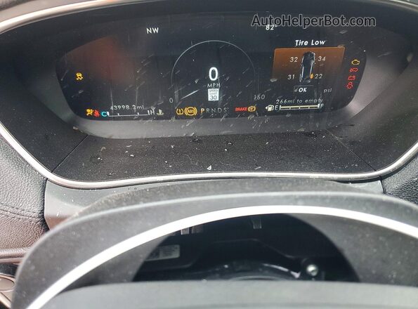 2LMPJ8K93LBL15321 2020 LINCOLN NAUTILUS Tan Սարքավորումների վահանակի տեսք