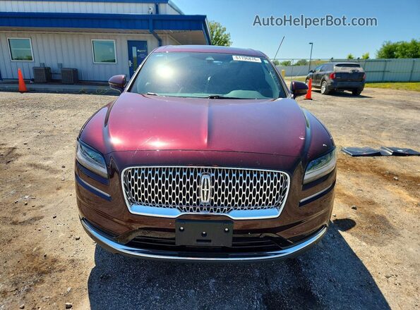 2LMPJ8K93PBL22470 2023 LINCOLN NAUTILUS Burgundy Դիմացի տեսք