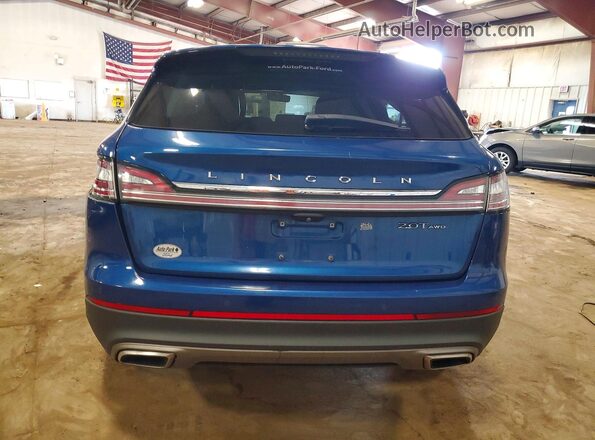 2LMPJ8K94LBL10953 2020 LINCOLN NAUTILUS Blue Rear view