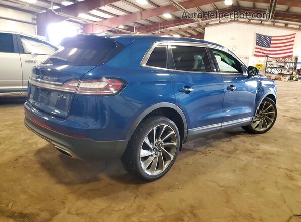 2LMPJ8K94LBL10953 2020 LINCOLN NAUTILUS Blue Rear right
