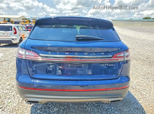 2LMPJ8K96LBL15152 2020 LINCOLN NAUTILUS Blue Widok z tyłu