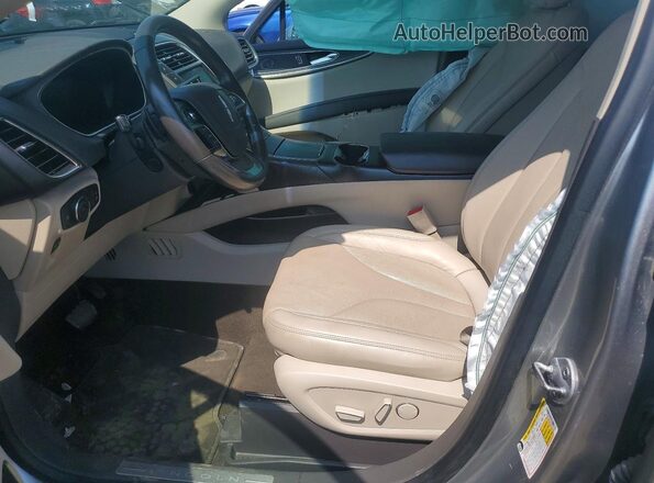 2LMPJ8K96LBL16236 2020 LINCOLN NAUTILUS Серебряный Вид салона спереди